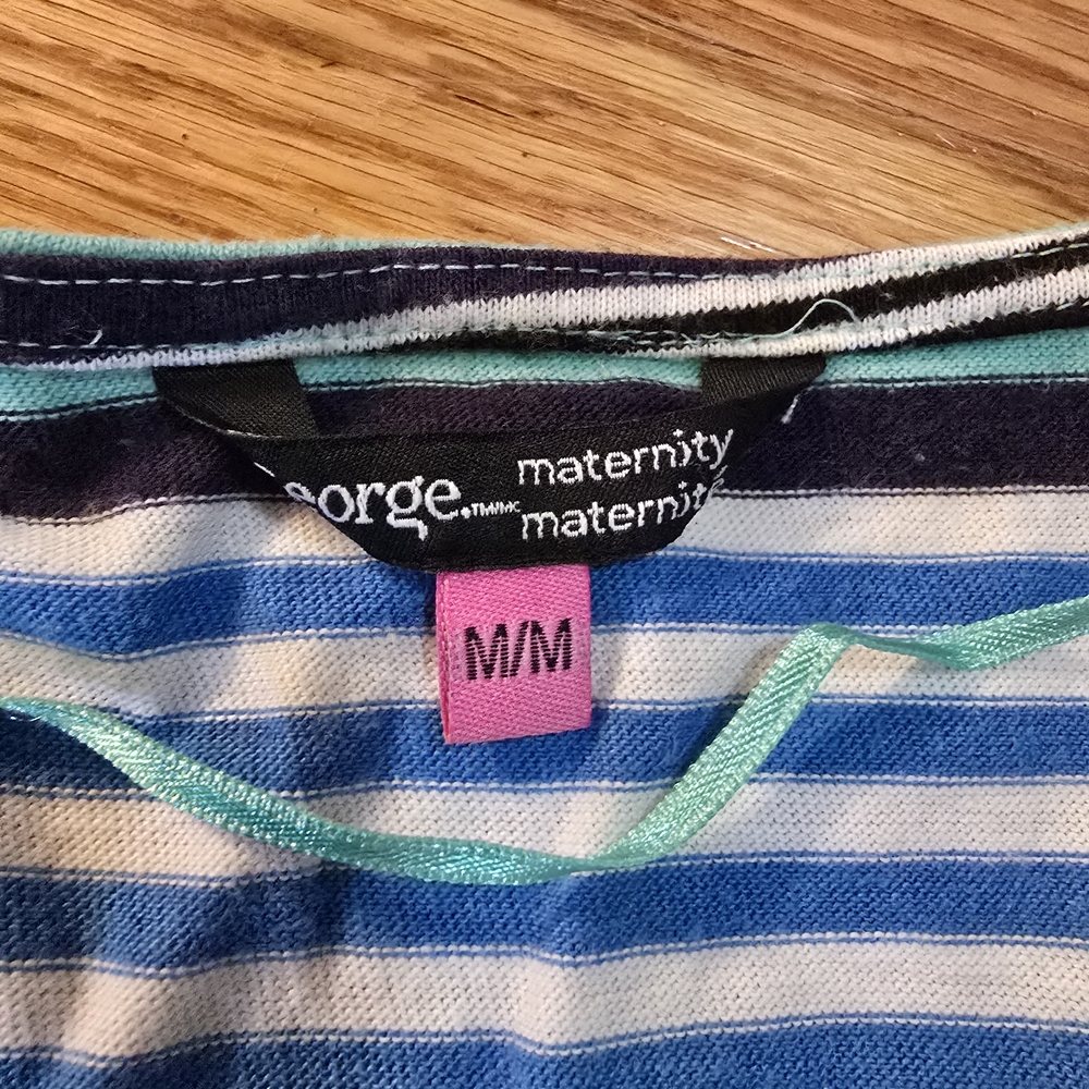 Striped Maternity Top - Picture 2 of 4